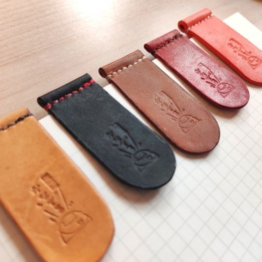 革製しおり 5種